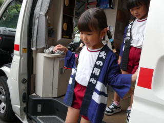 防災教室(幼年消防クラブ)