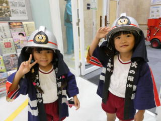 防災教室(幼年消防クラブ)